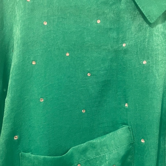 Green Dress with Jewels - Picture 5 of 5